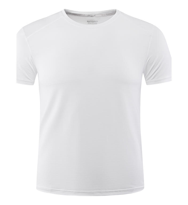 Camiseta helada al por mayor ropa de trabajo impresa LOGO publicidad camiseta cultural de verano cuello redondo de manga corta ropa de secado rápido t