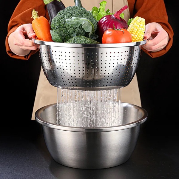 Food Grade 304 Stainless Steel Basin Washing Basin Drill Basketball…