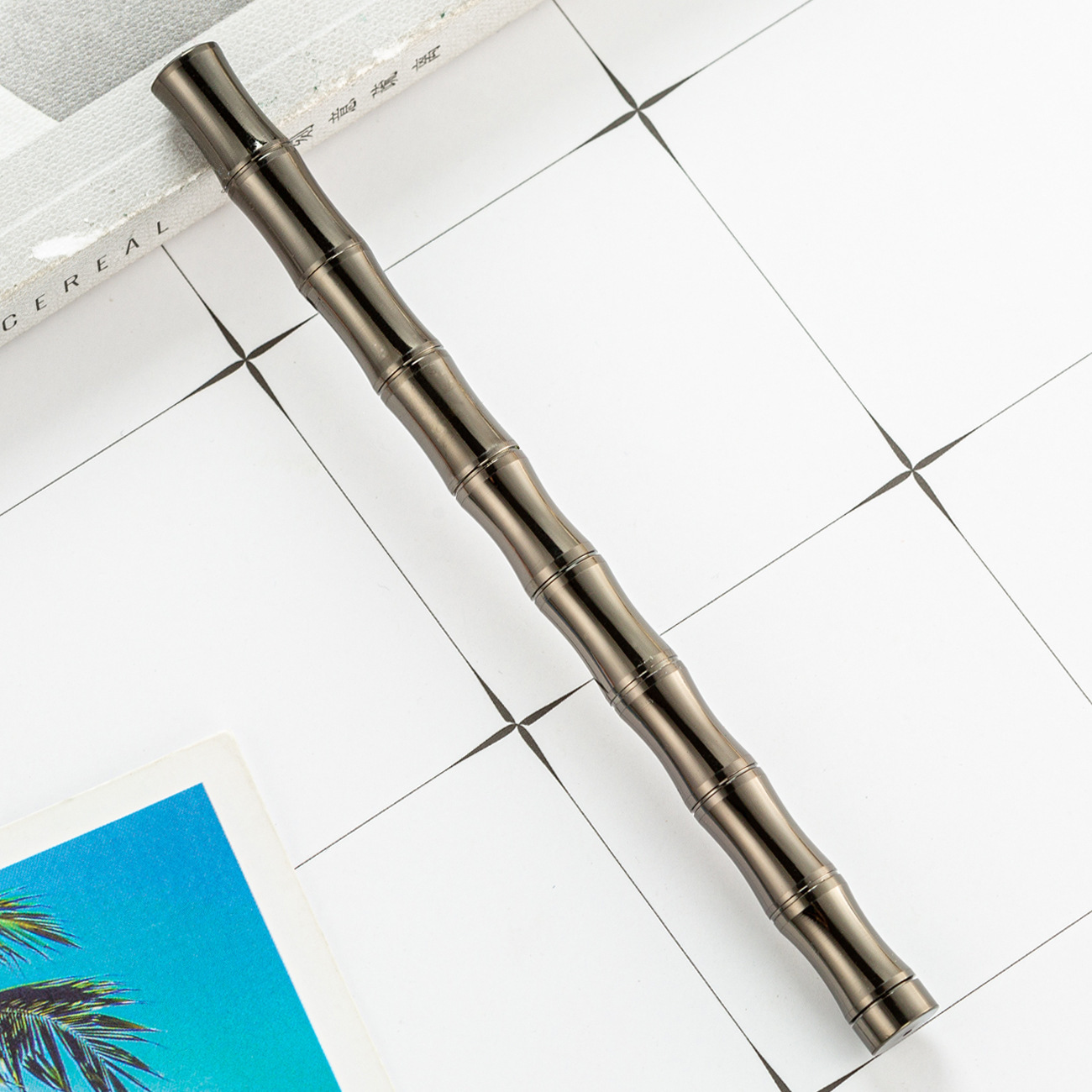 Bolígrafo de latón creativo de bambú bolígrafo de oficina bolígrafo de regalo bolígrafo de grabación logotipo de metal bolígrafo de firma metal al por mayor