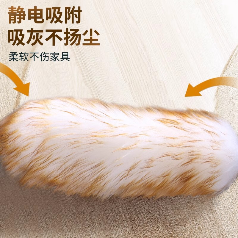 Wool Duster for Home Use, Extendable Wall Dusting Duster, Car and Study Room Cleaning Mop Tool