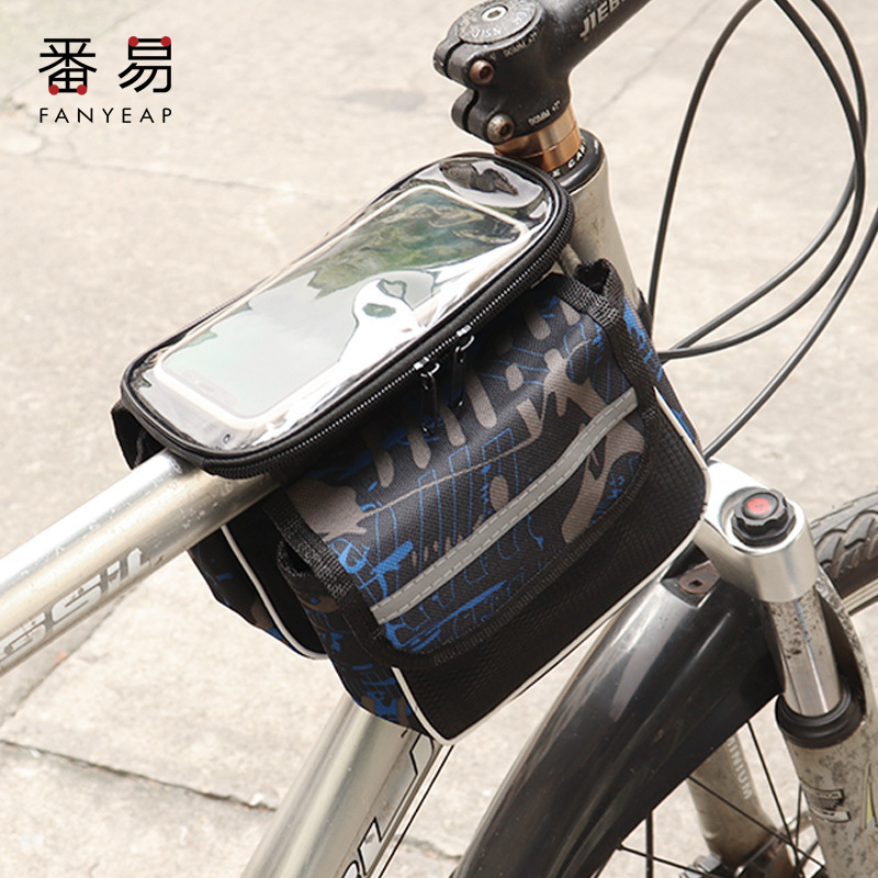 送料無料/10Y自転車バッグA1P30-サイクリングバッグ装備マウンテンバイクシングルヘッドサドルバッグフロントリム|undefined