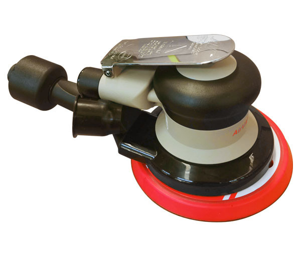 美国AV-C8105-DC气动抛光机5寸自吸尘磨光机5寸气动砂纸机打磨机