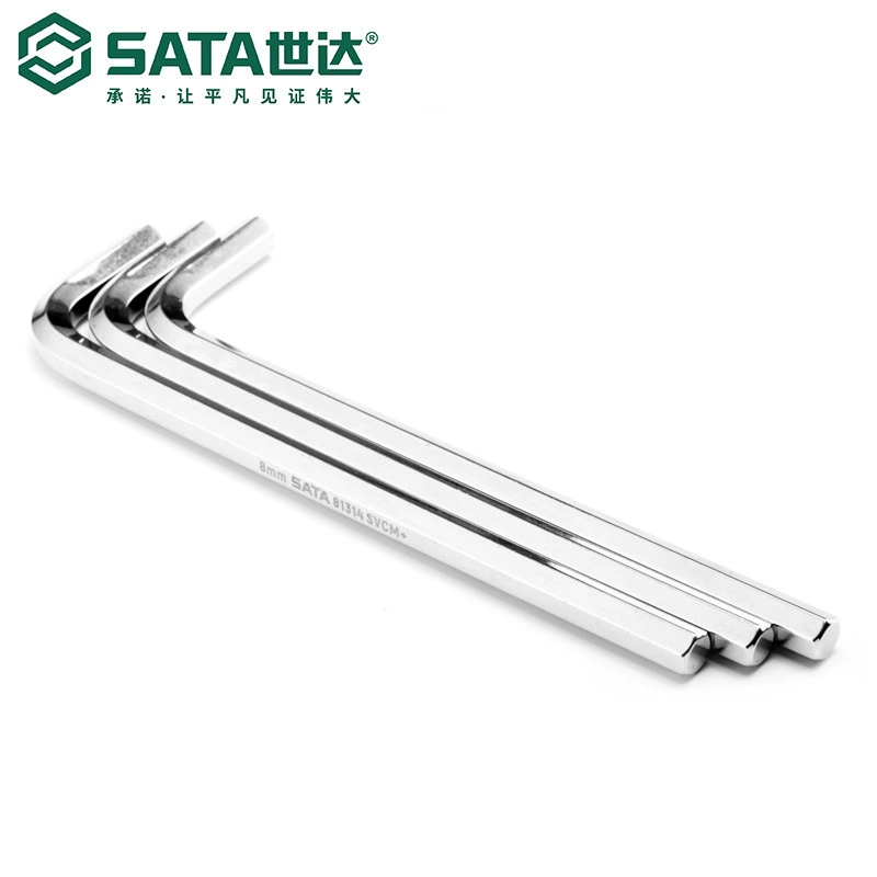 Sata/Shida Hardware Ручные инструменты Удлиненный шестигранный ключ из хромованадиевой стали 81304A-81316A