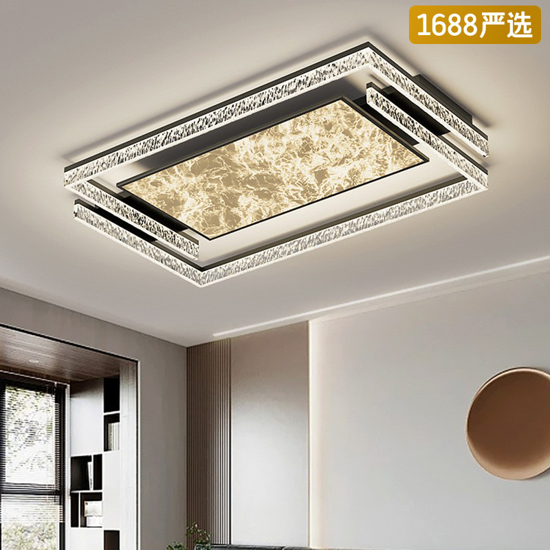 [Selección estricta] lámpara de sala de estar italiana simple nórdica luz lujosa atmósfera doméstica sala de estar luz principal luz de techo toda la casa