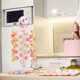 跨境木质棒棒糖架实木收纳展示架装饰桌面木质糖葫芦架