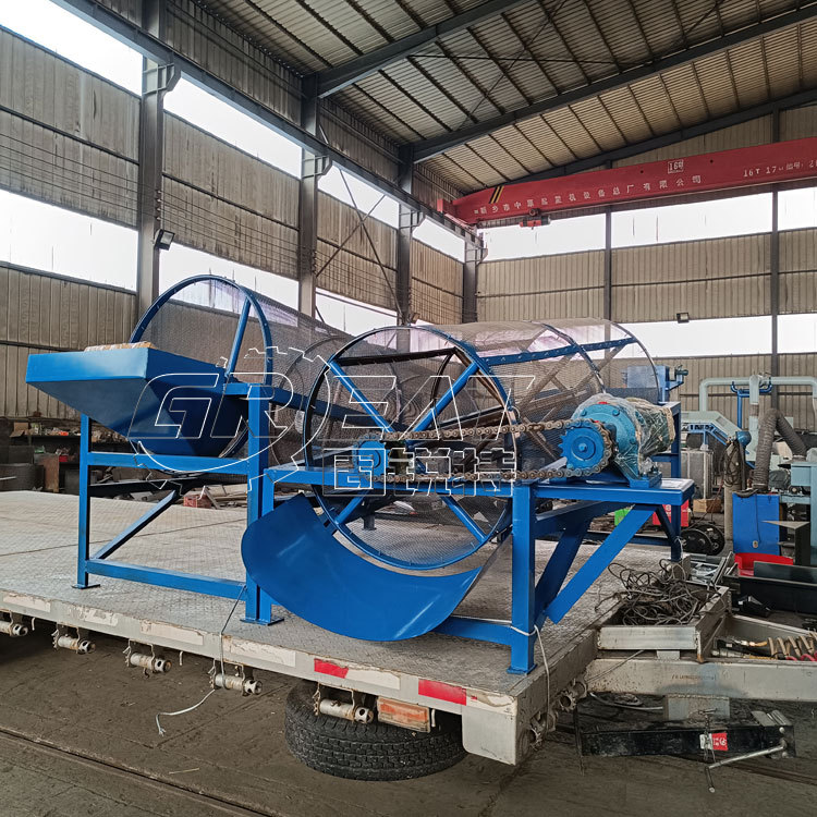 有轴滚筒筛 沙石圆筒筛分机 锯末木屑滚筒筛分机 泥土旋转筛