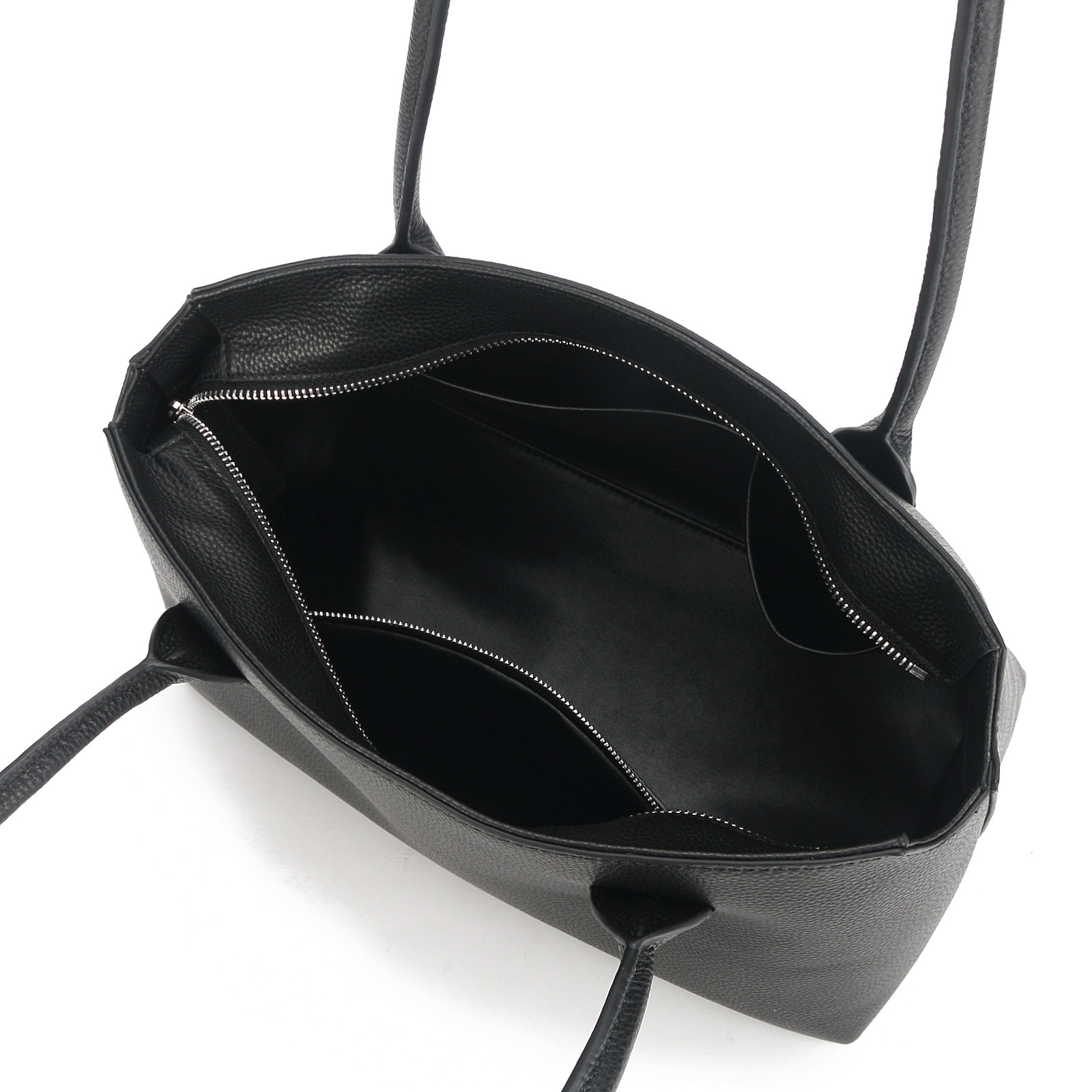 Row 2025 primavera y verano la piel es extremadamente simple, el viento está lleno de bolsos tote bolsos axilas de gran capacidad bolsos de cuero de vaca mujeres