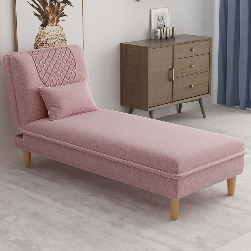 Multifunctional Chaise Lounge Sofa Bed Lazy Sofa Foldableing Sofa Bed Removable and Washable Fabric Sofa Small Apartment J&