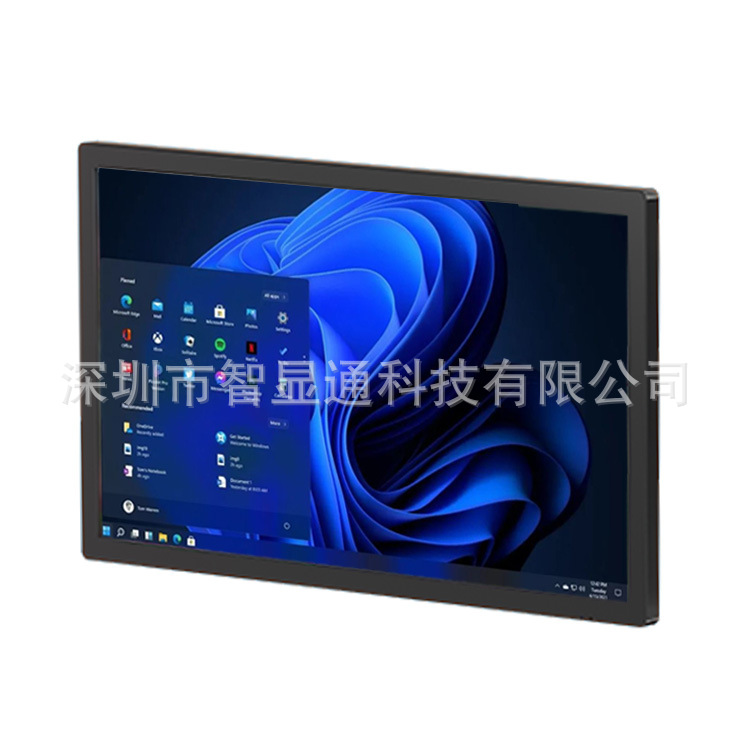 21.5寸黑色壁挂windows电脑一体机高清液晶屏工业级显示器一体机
