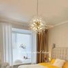 Modern and minimalistic ceiling lamp for bedroom, creative lights, internet celebrity, flowered