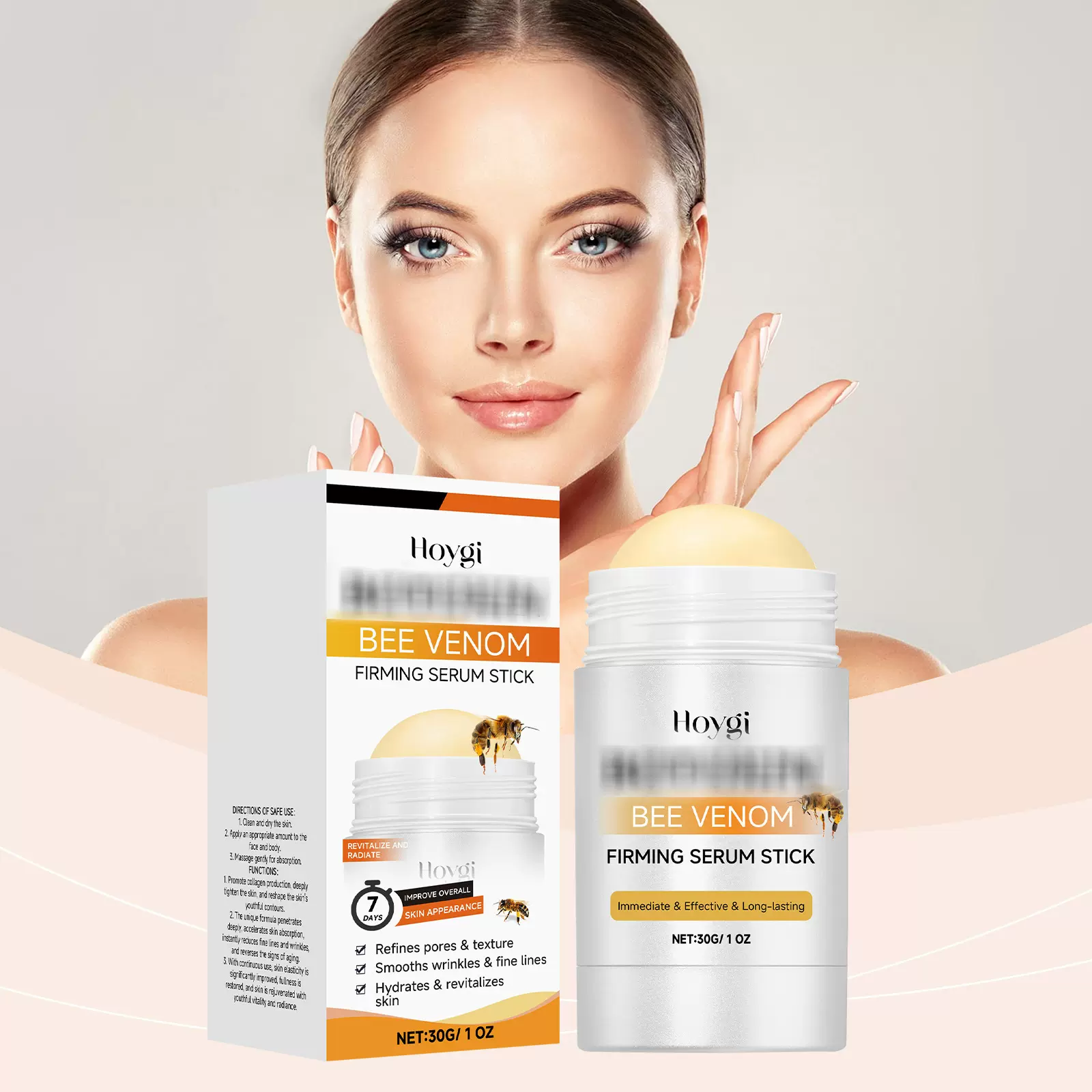 Hoygi 皮肤精华棒 温和保湿补水柔嫩颈部面部轮廓护理棒