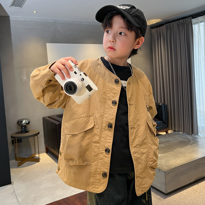 Jungen Koreanische version jacke für 2024, neue frühling und baseball jacke, mid größe kinder herbst top, hübsche_voghion.com