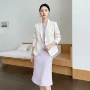 修身气质翻领通勤正装