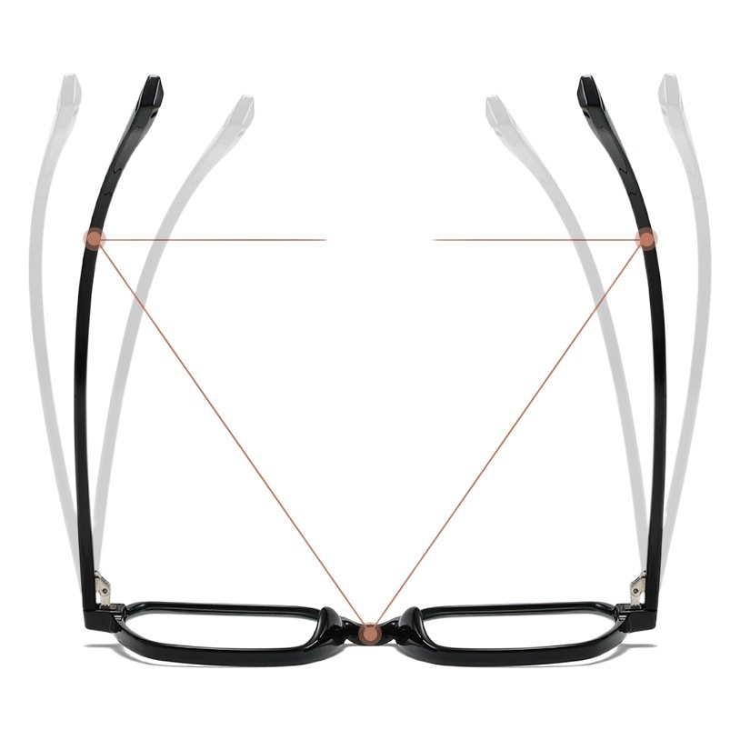 Nueva celebridad de Internet gafas marco de la moda de las mujeres gran marco gafas lisas TR7605 transmisión en vivo mismo ultra-ligero anti-azul gafas de luz hombres