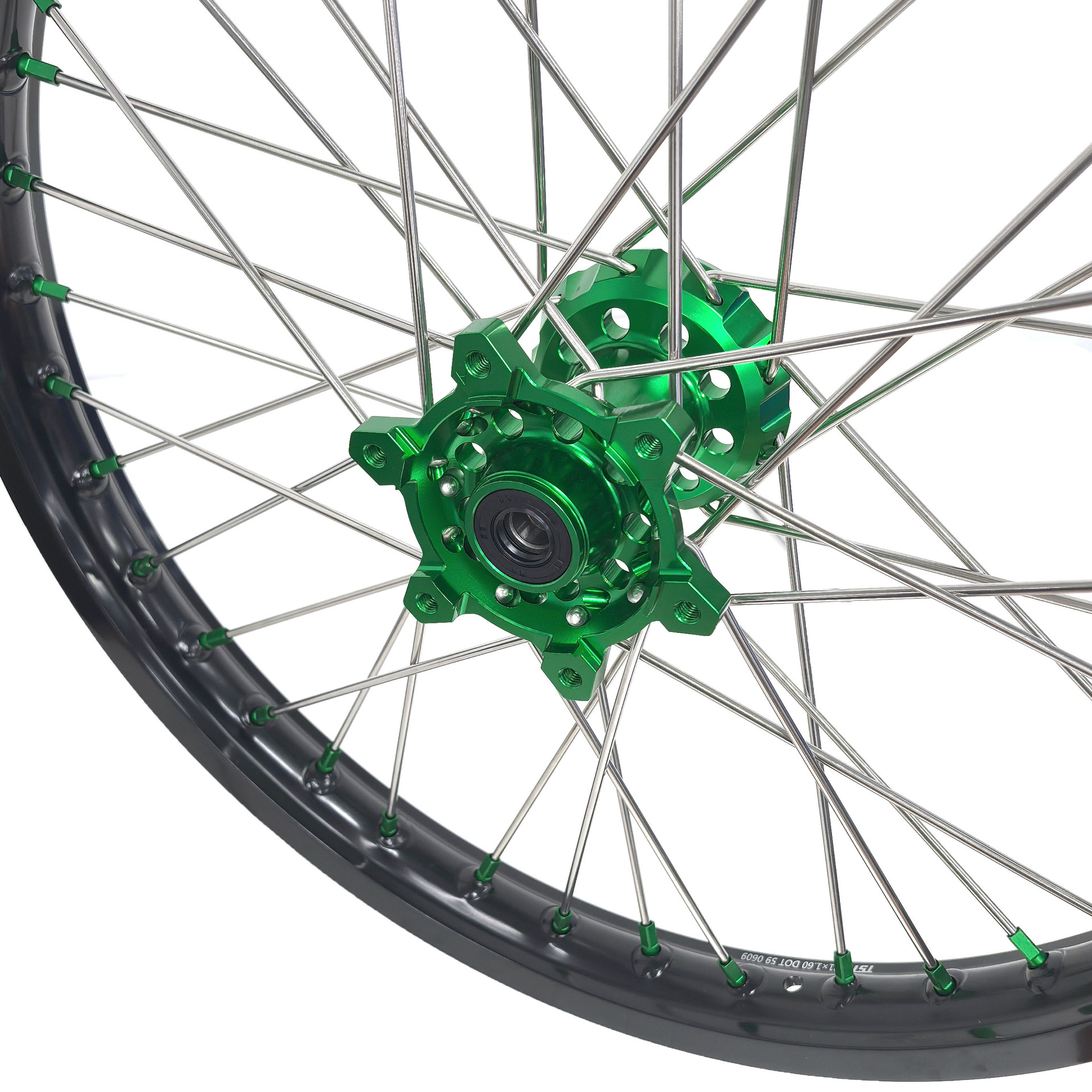 Off-Road Motorcycle Modification Accessories Suitable for Kawasaki Klx230 Front and Rear Wheel Frames, Hubs, Rims and Rim Assemblies
