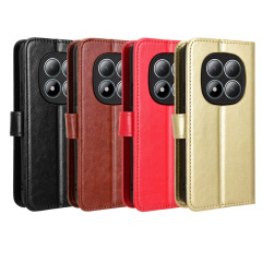 适用红米Note15手机壳Redmi Note 15 Pro+ 5G插卡皮套翻盖疯马纹