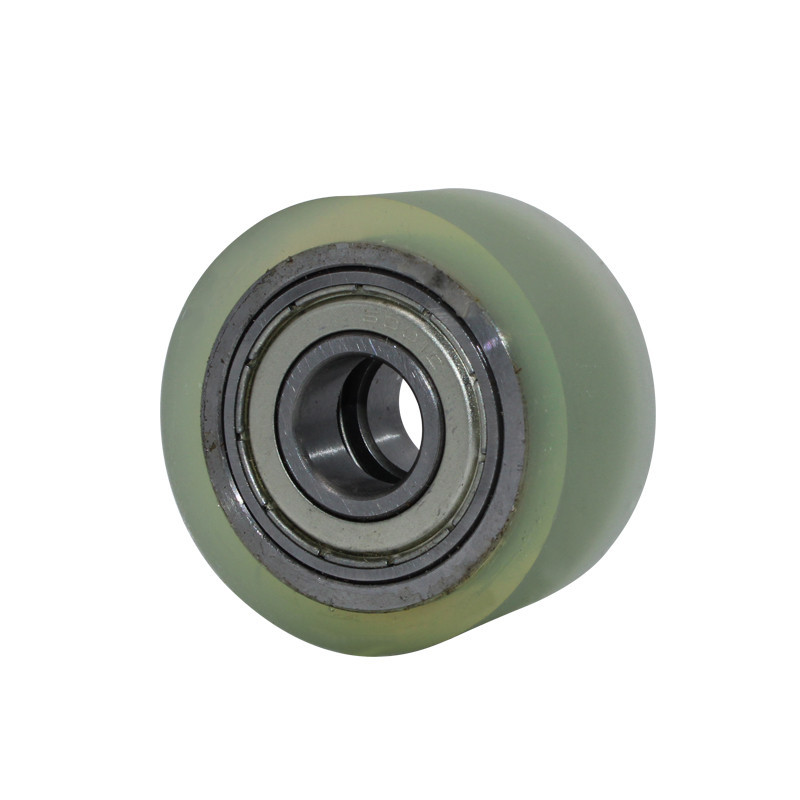 厂家可定包胶聚氨酯轮 pu轴承转向轮 静音脚轮滚轮 聚氨酯包胶轮