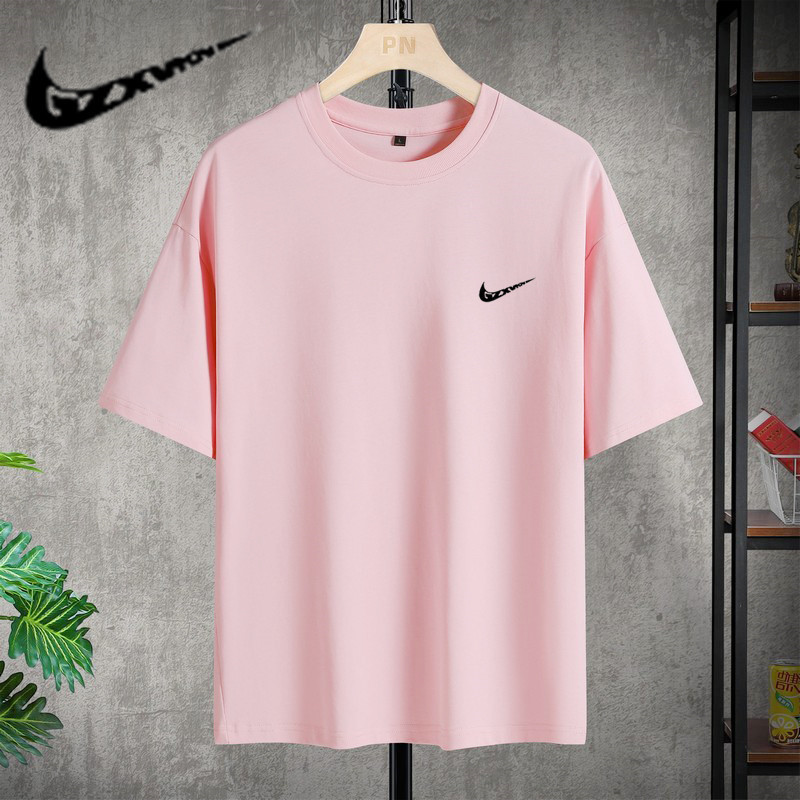 Men's 2026 Summer Short-Sleeve T-Shirt, Unisex Loose Trendy Brand T-Shirt, Solid Color Crew Neck Heavyweight Couple's T-Shirt Top