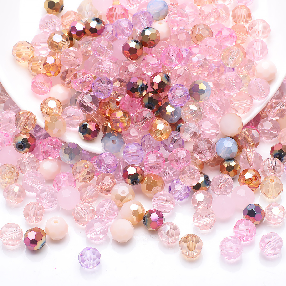 1 Set Diameter 3mm Diameter 4mm Diameter 6 Mm Crystal Glass Round Beads display picture 10