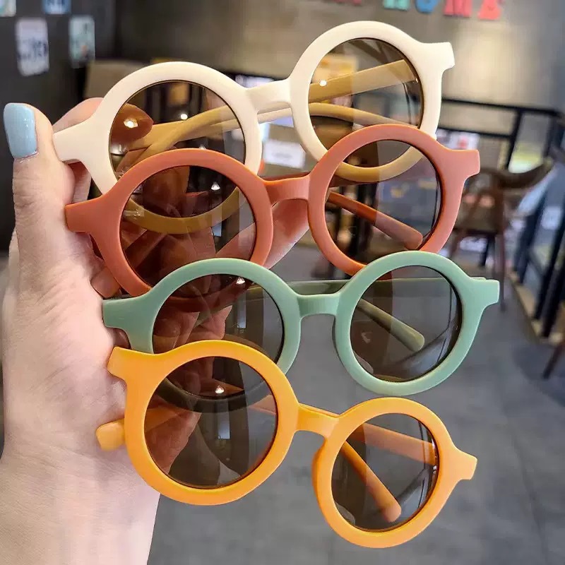 Gfas de sol para niños y niñas anti-UV marea gafas de sol para bebés de moda coreana fábrica de gafas de bebé directo