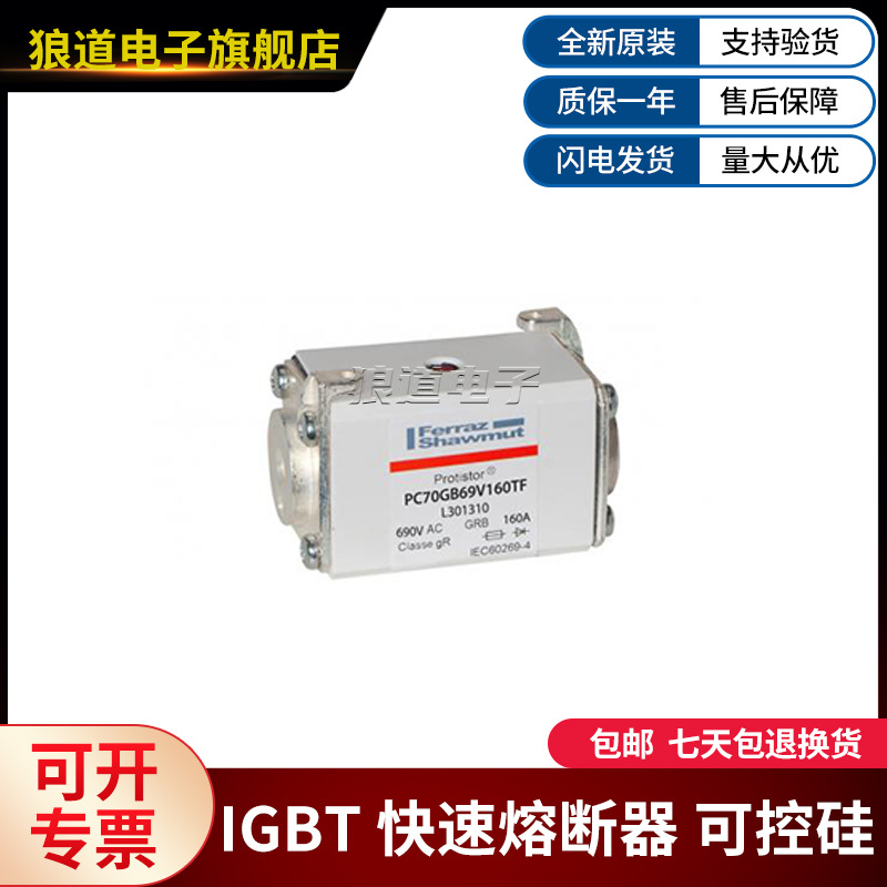 正品罗兰熔断器 PC70GB69V160TF-L301310 PC70GB69V200TF-M301311