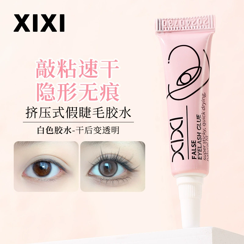 Eyelash Glue (XiXi) quick-dry invisible, reusable bond for false lashes