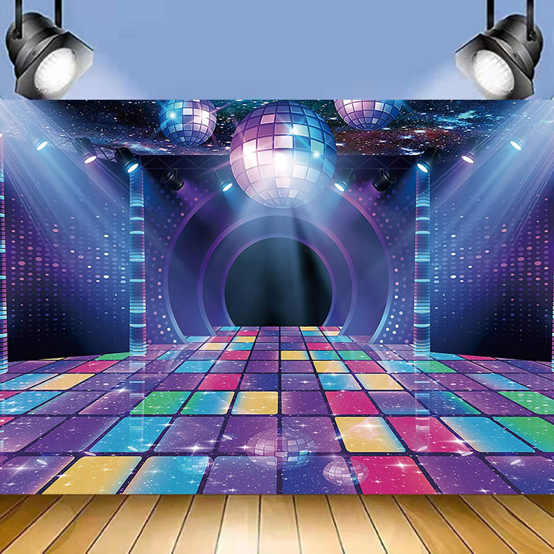 Amazon Cool Music Stage Nostalgic Disco Party Photo Banner Foreign Trade Photography Background Cloth 5x3ft Amazon Cool Music Stage Nostalgic Disco Party Photo Banner Foreign Trade Photography Background Cloth 5x3ft