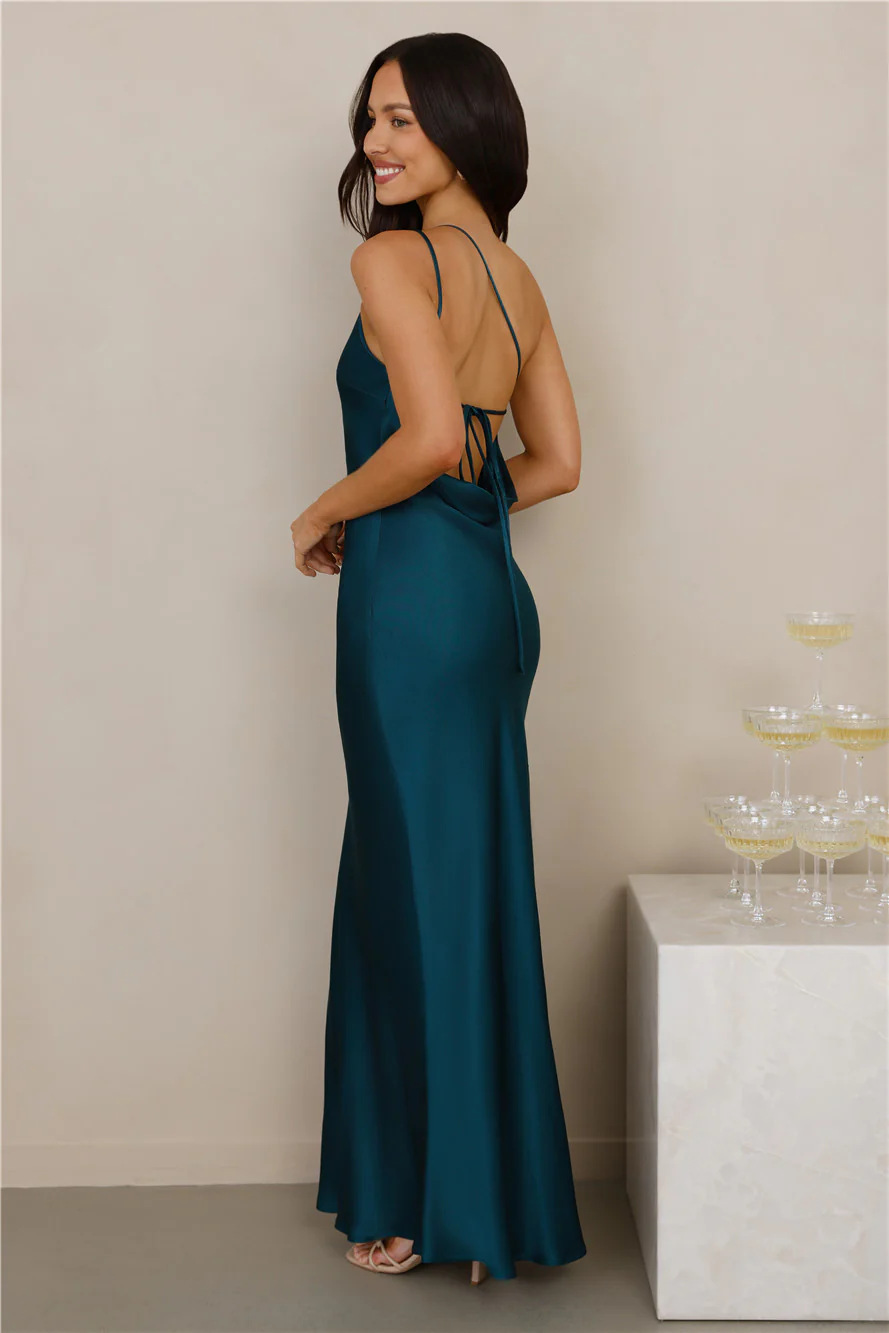 Elegant Backless Sleeveless Wrap Maxi Dress With Adjustable Straps - Flattering A-Line Silhouette For Women, Perfect For Vacation & Evening Wear_ecoleips.com