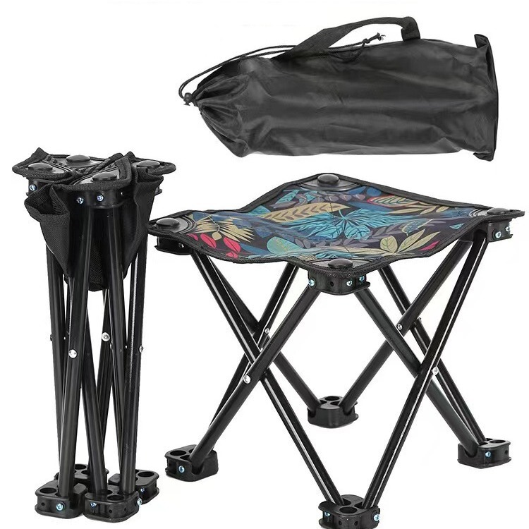 Outdoor Folding Mazar Portable Folding Bench Field Fishing Art Sketching Small Chair Foldable