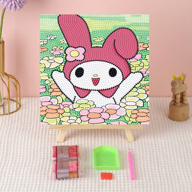 Алмазная вышивка (canvas) Genshin Impact DIY, 20×20 / 30×30, деревянная внутренняя рама и набор инструментов