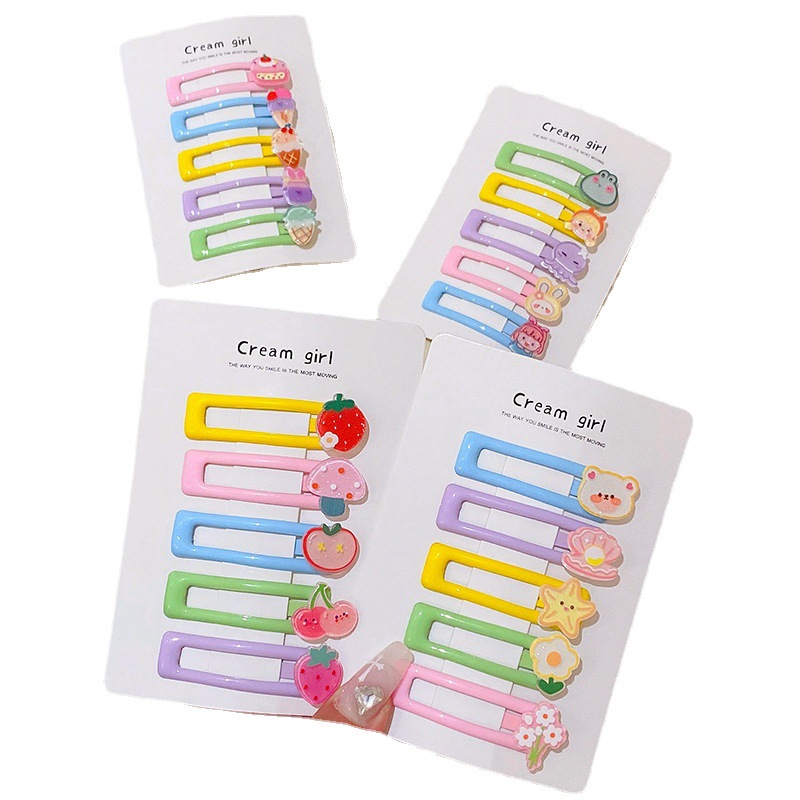 Horquilla de los niños horquilla niñas horquilla roto lindo no herido pelo tocado bebé horquilla lado BB clip niñas accesorios para el pelo