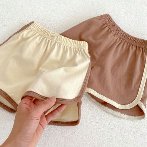 ins summer infant and toddler short-sleeved suit cute bear print T-shirt shorts two-piece baby sportswear suit