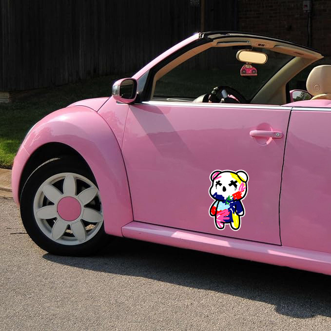 Automobile Sticker Graffiti Bear Personality Creative