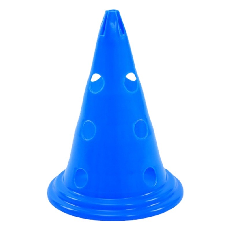 Sign barrel 30cm round bottom with hole football training auxiliary obstacle sign barrel cone children's physical equipment