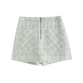 2024外贸跨境批发欧美女装宽松休闲纹理裙裤  3137