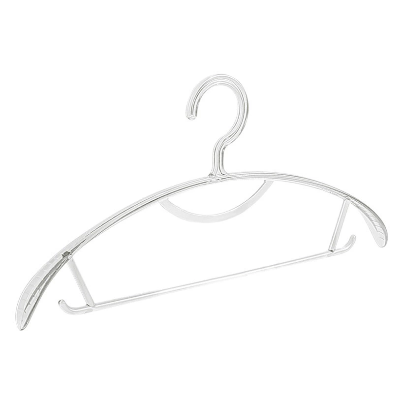 Прозрачная вешалка для одежды Антивозрастная сумка с широким плечом, бесшовная Нескользящая вешалка для одежды, гардеробная, пальто, шарф, вешалка для одежды