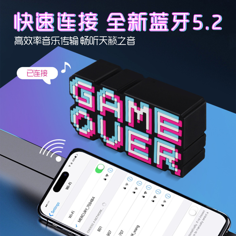 2025国境を越えた新しいbluetoothオーディオゲームかわいい個性的なデスクトップ装飾bluetoothオーディオ屋外携帯オーディオ|undefined