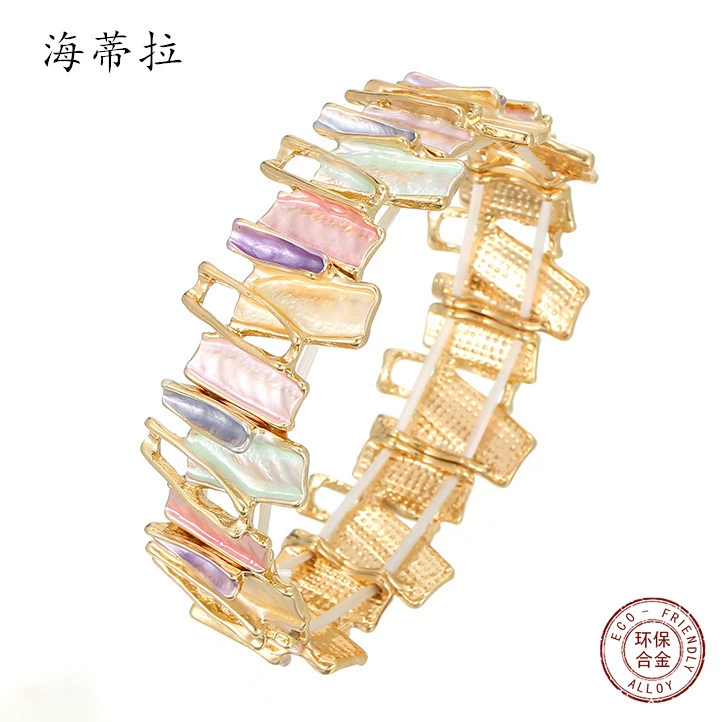 Металлическая креативная золотая bracelet handmade, (переходная торговля)