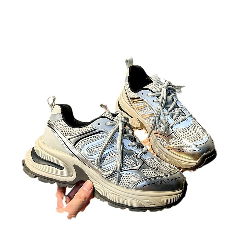 Women's Trendy Thick Soled Running Shoes For Casual Spring Wear_voghion.com
