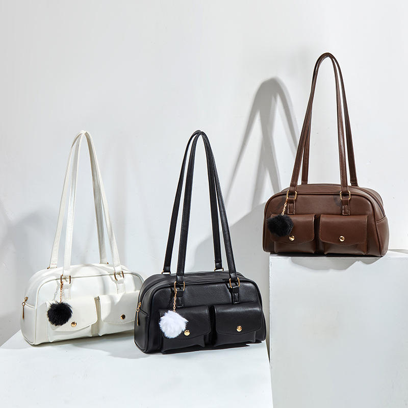 Bolsa de cámara de peludo popular de este año 2025 bolso de hombro caliente de Amazon bolso de bolos de lujo ligero
