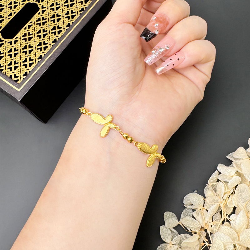 Vietnam Shajin verano lujo ligero pulsera mariposa dama de alto nivel nicho diseño inswind fabricantes suministro al por mayor