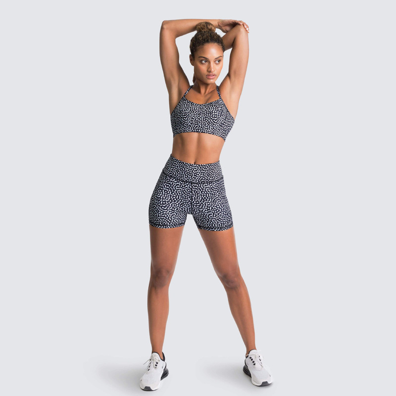 European and American Cross-Border Hot-Selling New Women's Yoga Two-Piece Summer Adjustable Bra Shorts Fitness Sports Set
