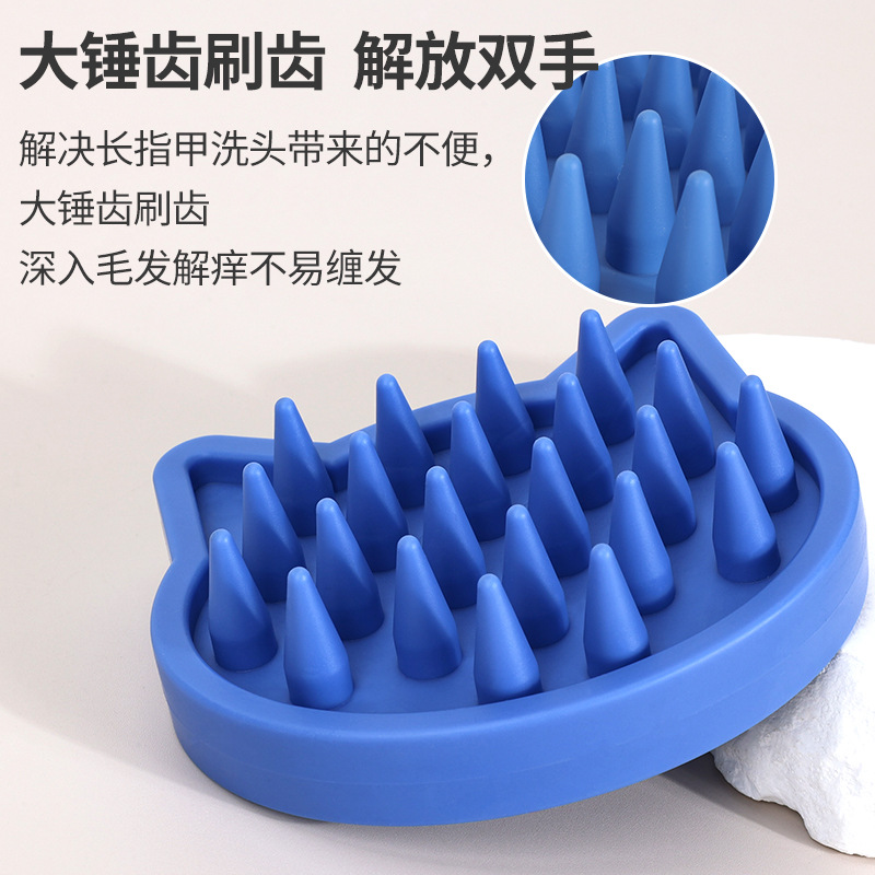 Fuente fabricantes al por mayor cepillo de lavado de cabello champú pein masajeador pein masaje de baño cepillo de limpieza de cuero cabelludo