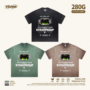TILANI���b&ldquo;Strapped Up&rdquo; ԭ����ʽ����T��280G��ɫˮϴ���f��