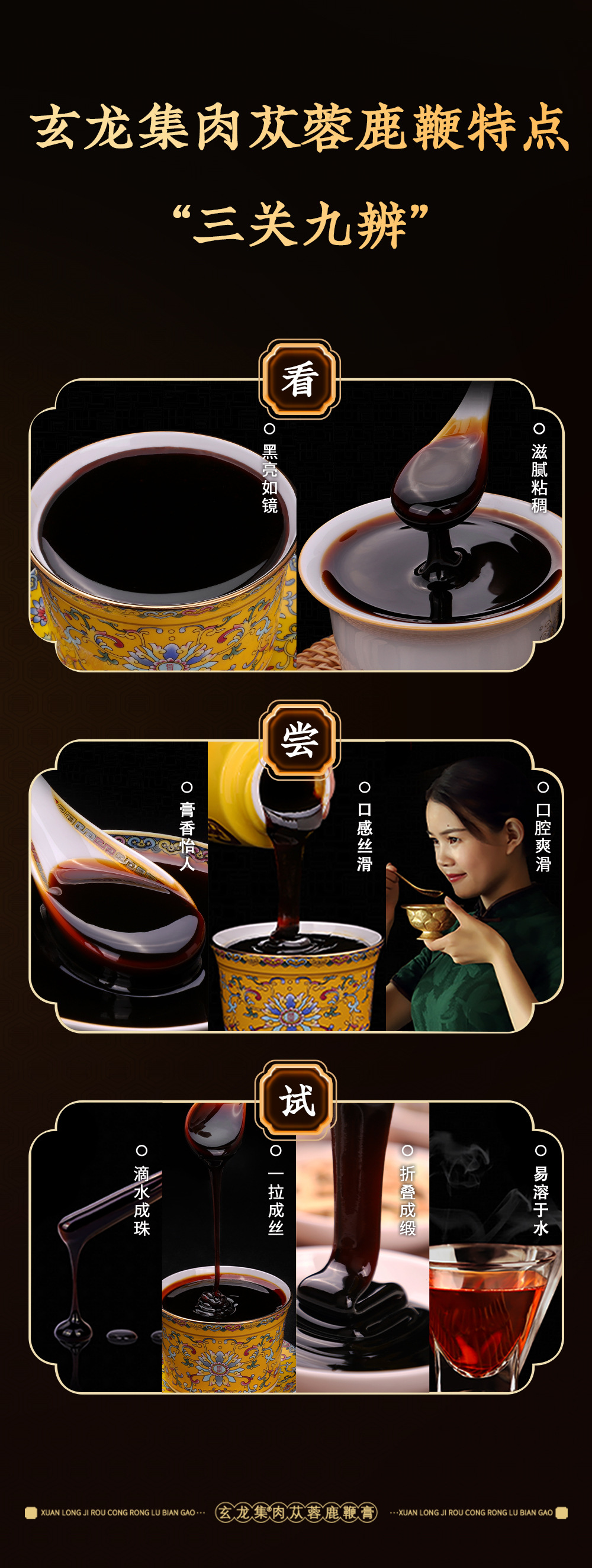 Cistanche & Deer Whip Herbal Paste (Rou Cong Rong Lu Bian Gao) — Traditional Chinese Herbal Paste, 160g Jar quality and texture