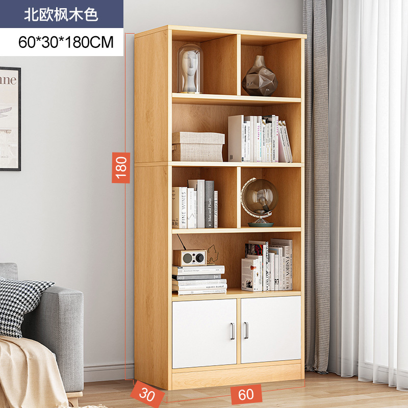 Estantería simple de piso a techo contra la pared Estante de sala de estar Estante de almacenamiento en capas Gabinete de almacenamiento integrado Estante simple para libros domésticos