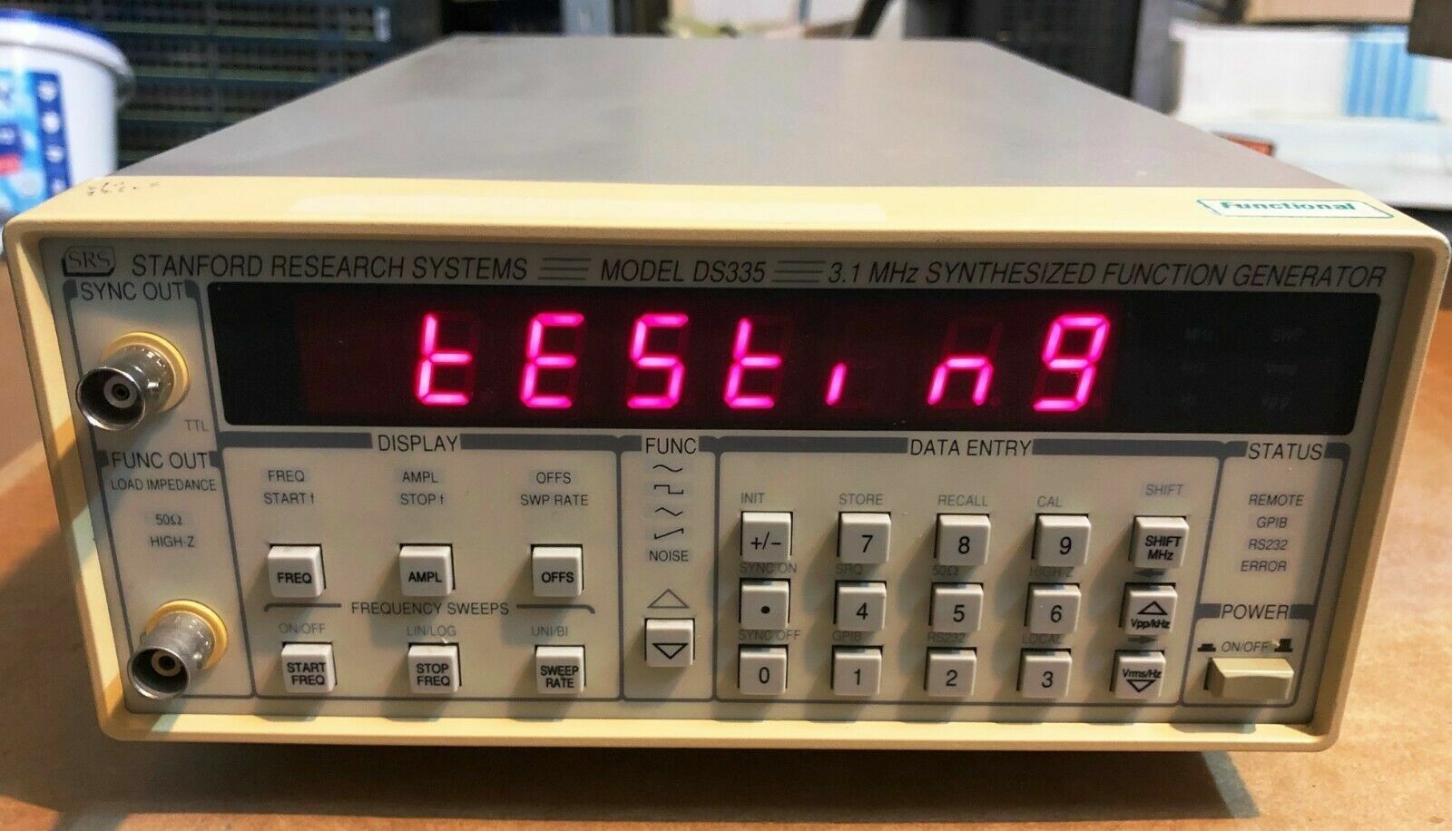 租售收standford research斯坦福DS335函数发生器