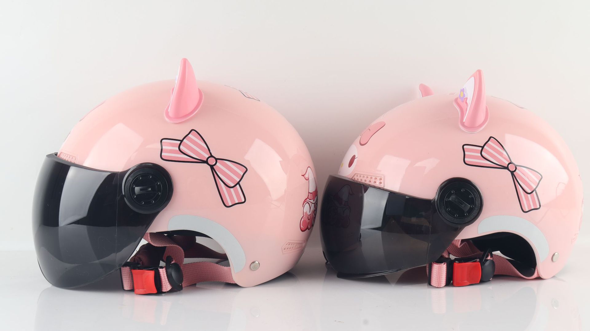 Helmet for Electric Vehicles 3C Summer Helmet Class a Parent-Child Helmet Children's Helmet Cartoon Cute Adult Motorcycle Helmet for Women