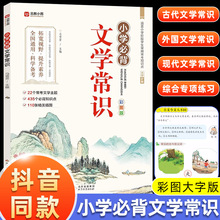 正版小学生必背文学常识积累大全一本22个常考文学主题435个中国