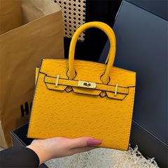 跨境女士手提包2025新款小方包时尚气质单肩包handbags质感斜挎包